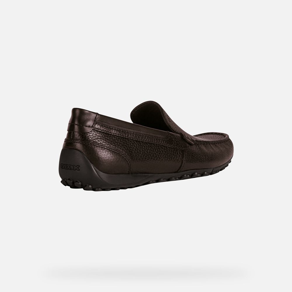 Mocassin Geox Snake - Marron Foncé - Homme 142589-QKE